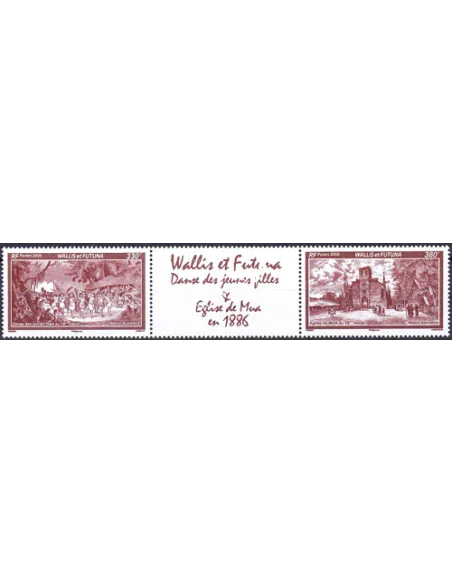 WALLIS ET FUTUNA,n° 660 à 661, collection timbres Dom-Tom