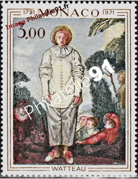MONACO - n°  878** - Gilles d'Antoine Watteau - Tableau