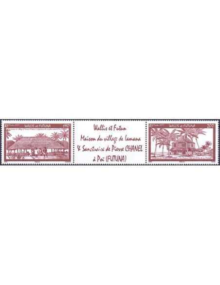 WALLIS ET FUTUNA,n° 681 à 682, collection timbres Dom-Tom