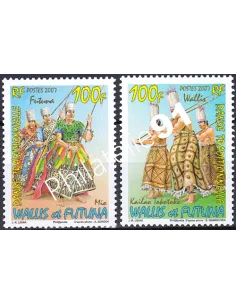 WALLIS ET FUTUNA,n° 689 à 690, collection timbres Dom-Tom