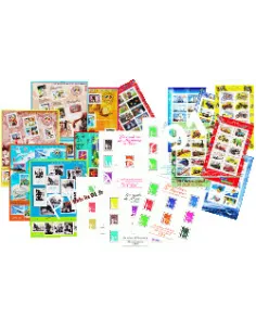 - Lot de 18 Blocs "collection Jeunesse" "Le Siècle au fil du timbre" "Marianne"