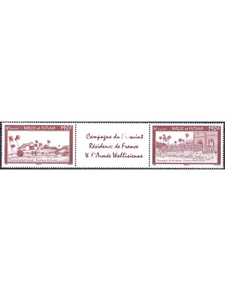 WALLIS ET FUTUNA,n° 723 à 724, collection timbres Dom-Tom