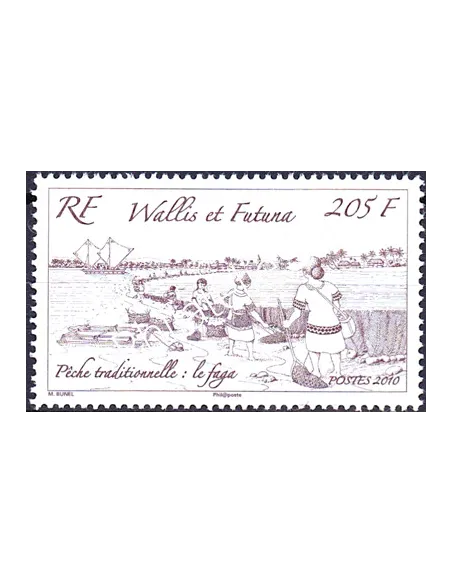 WALLIS ET FUTUNA,n° 741, collection timbres Dom-Tom