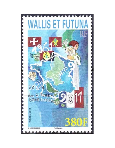 WALLIS ET FUTUNA,n° 754, collection timbres Dom-Tom