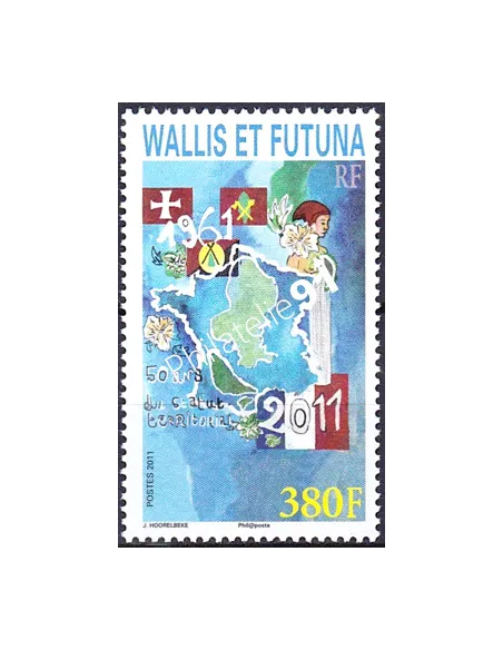 WALLIS ET FUTUNA,n° 754, collection timbres Dom-Tom