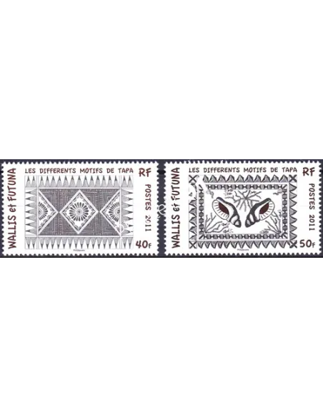 WALLIS ET FUTUNA,n° 755 à 756, collection timbres Dom-Tom