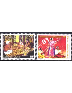 WALLIS ET FUTUNA,n° 788 à 789, collection timbres Dom-Tom