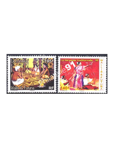 WALLIS ET FUTUNA,n° 788 à 789, collection timbres Dom-Tom