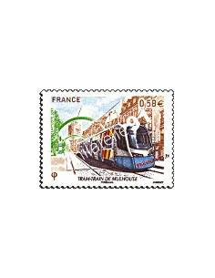Timbre de France n° 4530 - Le Tram-train de Mulhouse