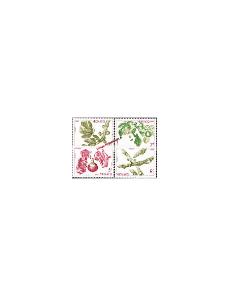 MONACO - n° 1393 à 1396 -(Issu du BF 26)  Les 4 saisons du figuier