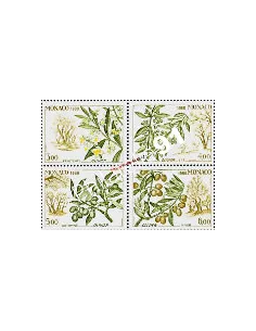 MONACO - n° 1651 à 1654 - Les 4 saisons de l'olivier (BF 43)