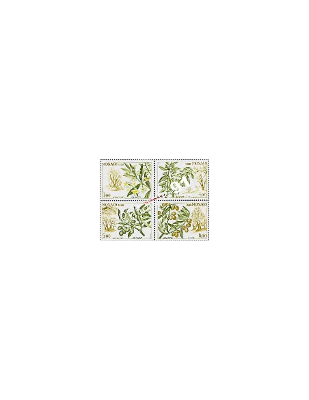 MONACO - n° 1651 à 1654 - Les 4 saisons de l'olivier (BF 43)