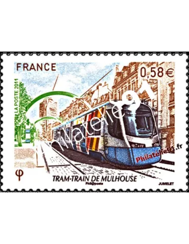 Timbre de France n° 4530 - Le Tram-train de Mulhouse