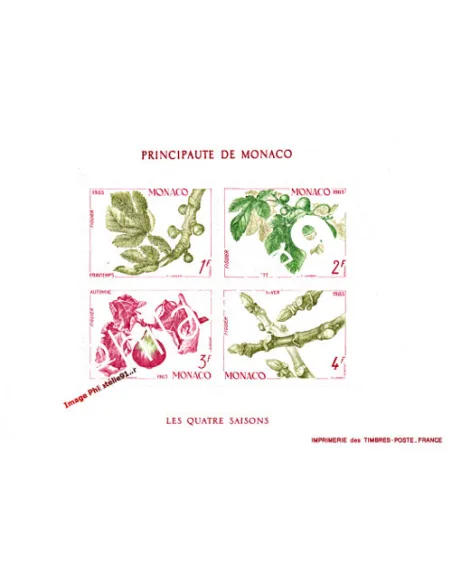 MONACO - BF n° 26** - Les quatre saisons du figuier