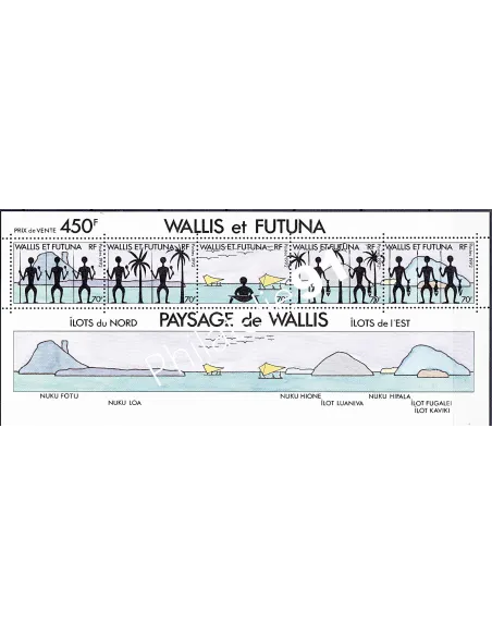 WALLIS ET FUTUNA -  BF n°    6 - Vues des Îles