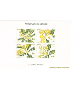 MONACO - BF n° 31** - Les 4 saisons du bibassier (néflier du Japon