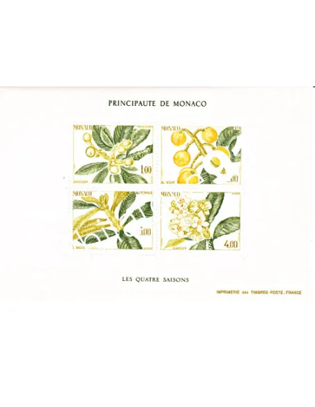 MONACO - BF n° 31** - Les 4 saisons du bibassier (néflier du Japon