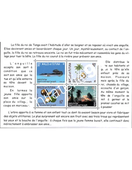 WALLIS ET FUTUNA -  BF n°   12 - Légende du Pacifique