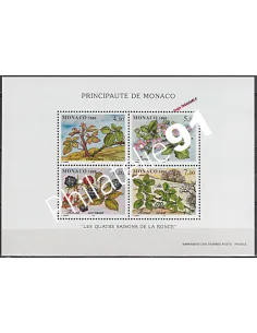 Timbres de MONACO - BF n° 74 - Les quatre saisons de la ronce
