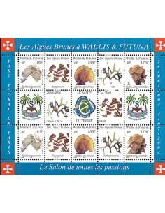 WALLIS ET FUTUNA -  BF n°   17 - Le Salon du Timbre 2004 - Flore. Plantes marines