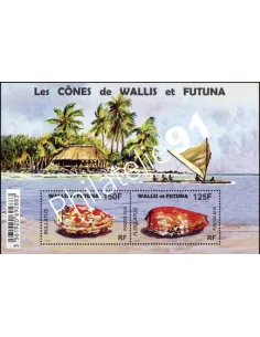 Feuille de Wallis et Futuna n° F847, collection timbres des Dom-Tom