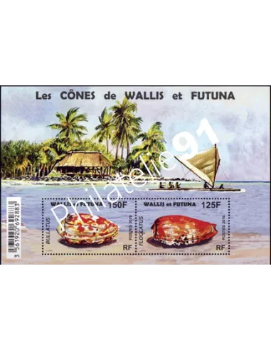 Feuille de Wallis et Futuna n° F847, collection timbres des Dom-Tom