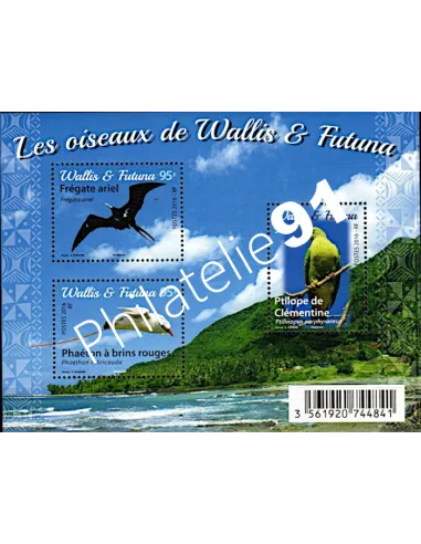 Feuille de Wallis et Futuna n° F860, collection timbres Dom-Tom