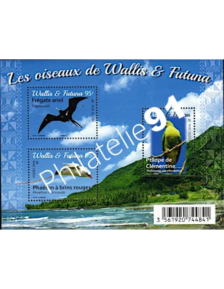 Feuille de Wallis et Futuna n° F860, collection timbres Dom-Tom