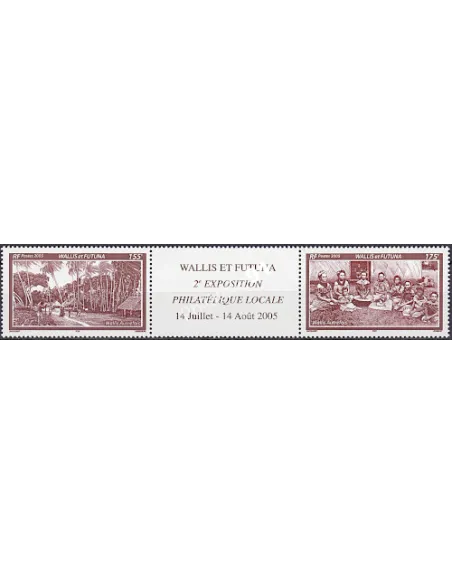 WALLIS ET FUTUNA,n° 643 à 644, collection timbres Dom-Tom