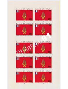 WALLIS ET FUTUNA - n°  652 - Carnet n°  C652 ** - Drapeau monarchique du royaume d'Alo