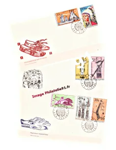 Enveloppes FDC de Tchécoslovaquie - Thématiques : Indiens