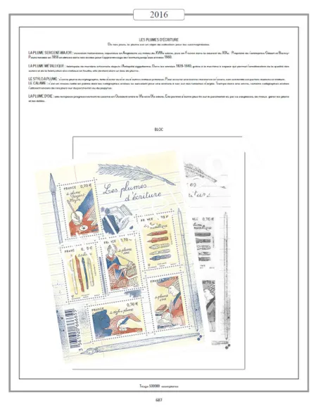 AV - Jeu Luxe France 2016, matériel philatélique