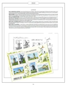 Jeu AV Editions France 2010, matériel philatélique