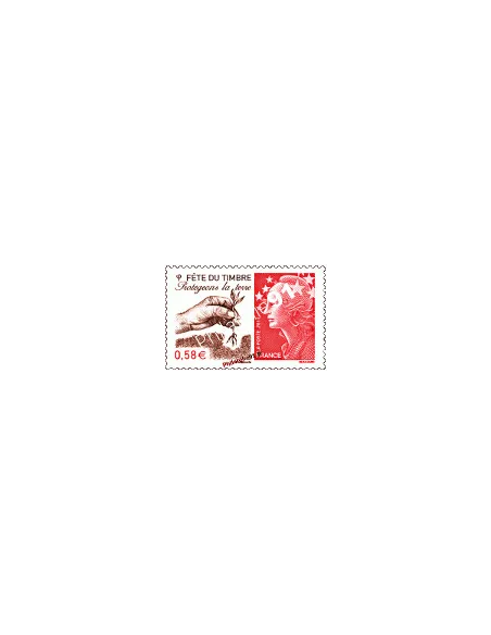Timbre de France n° 4534 - Fête du timbre "Protégeons la terre"