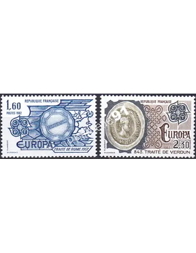 Timbres n° 2207 à 2208, Europa 1982, collection timbres France