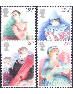 Grande-Bretagne n° 1043 à 1046, EUROPA 1982,Collection timbres Europe