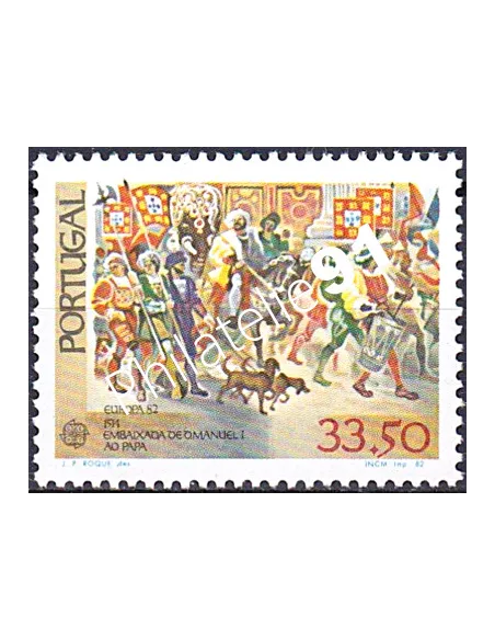 Portugal, n° 1543, EUROPA 1982, Collection timbres Europe