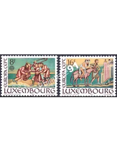 Luxembourg, n° 1024 à 1025, EUROPA 1983, collection timbre Europe