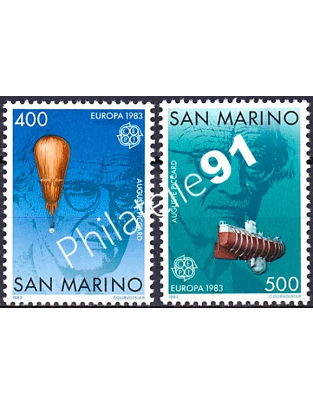 Saint-Marin, n° 1074 à 1075, EUROPA 1983, collection timbre Europe