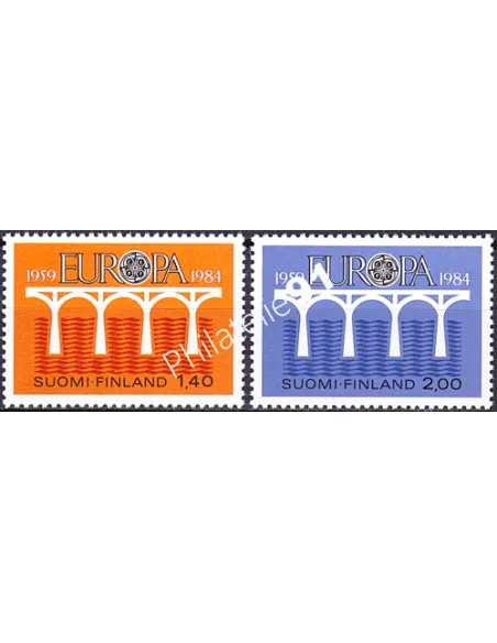 Timbre de Finlande n° 908 à 909, EUROPA 1984, collection timbre Europe