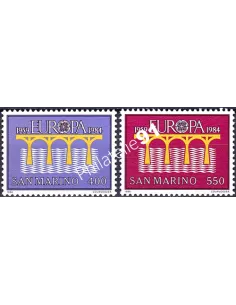 Saint-Marin, n° 1090 à 1091, EUROPA 1984, collection timbre Europe
