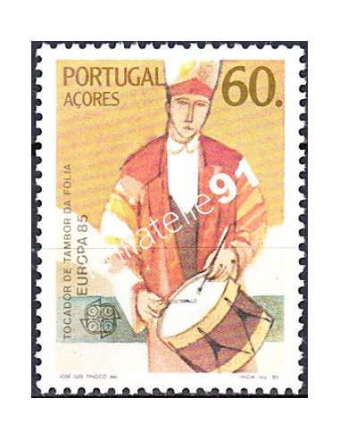 Timbre des AÇORES n° 362, EUROPA 1985, collection timbre Europe