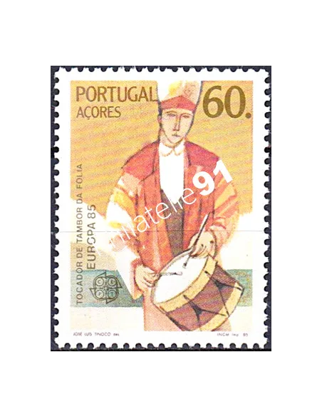 Timbre des AÇORES n° 362, EUROPA 1985, collection timbre Europe