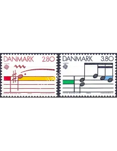 Danemark, n° 839 à 840, Europa 1985, collection timbres europe