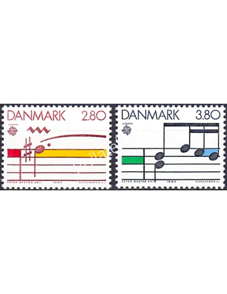 Danemark, n° 839 à 840, Europa 1985, collection timbres europe