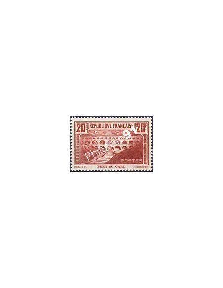 Timbre n° 262, Pont du Gard, collection timbres de France