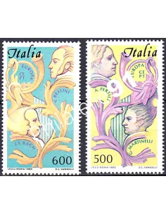Italie, n° 1664 à 1665, Europa 1985, collection timbres europe
