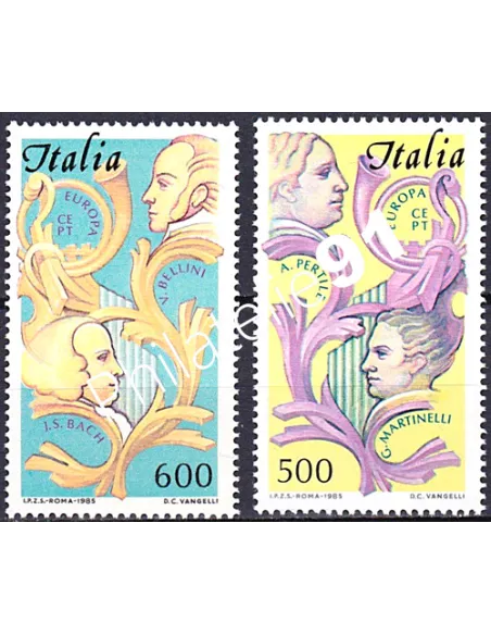 Italie, n° 1664 à 1665, Europa 1985, collection timbres europe