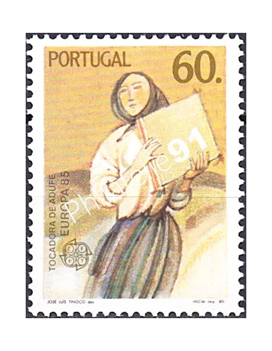 Timbre du Portugal n° 1634, EUROPA 1985, collection timbre Europe