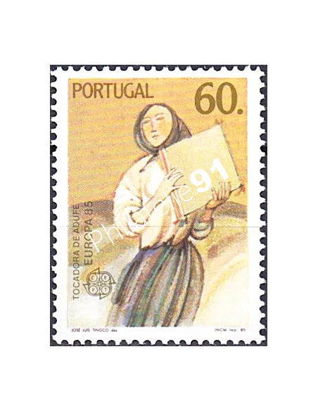 Timbre du Portugal n° 1634, EUROPA 1985, collection timbre Europe